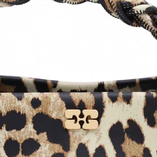 LEOPARD TOP HANDLE BAG