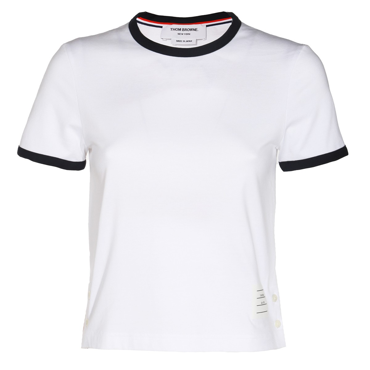 WHITE COTTON T-SHIRT