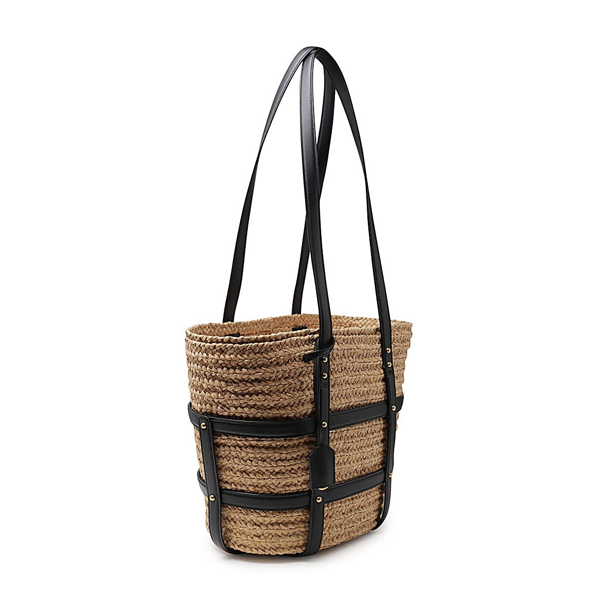 BLACK AND NATURAL VISCOSE AND RAFIA... BLACK AND NATURAL VISCOSE AND RAFIA...