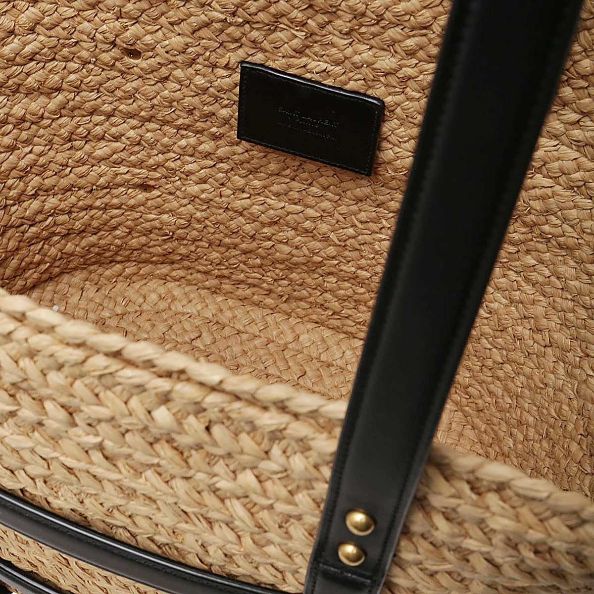 BLACK AND NATURAL VISCOSE AND RAFIA... BLACK AND NATURAL VISCOSE AND RAFIA...