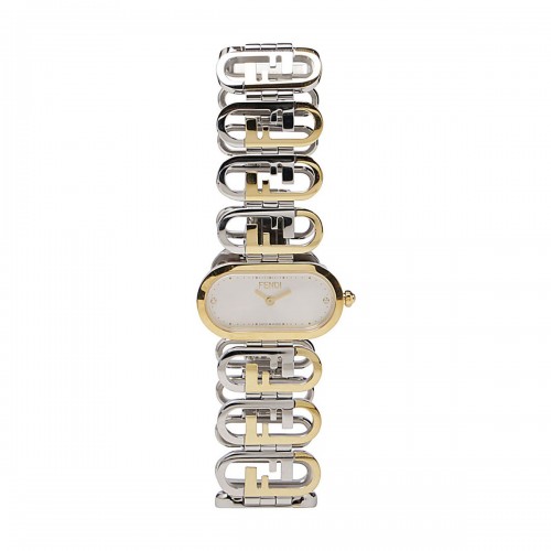 SILVER AND GOLD TONE METAL WATCH