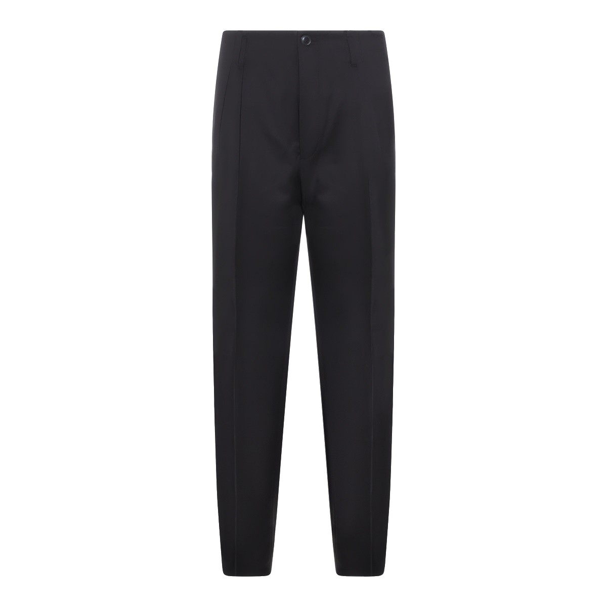 BLACK WOOL PANTS