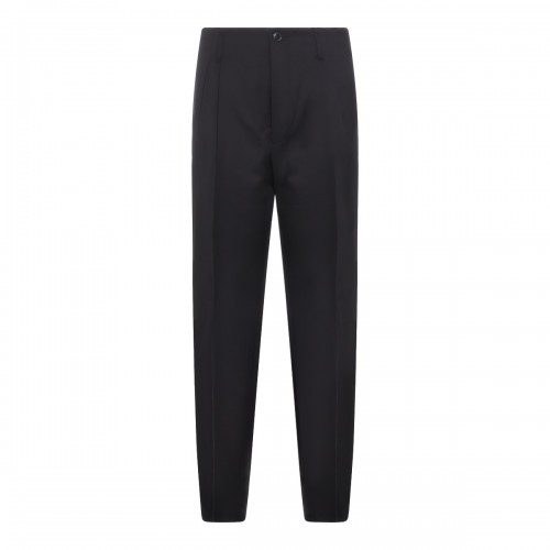 BLACK WOOL PANTS