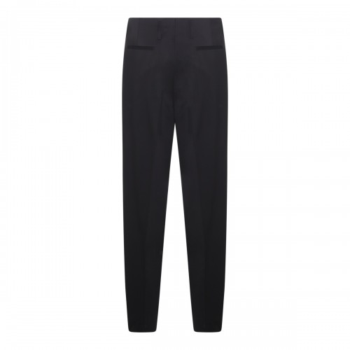 BLACK WOOL PANTS