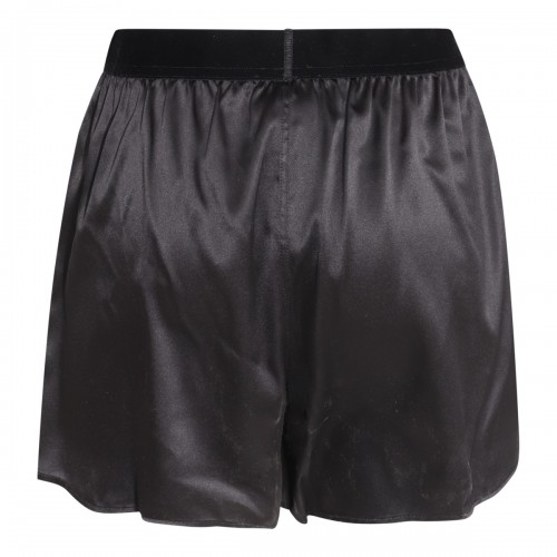 BLACK SILK SHORT