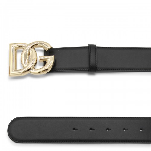 BLACK LEATHER BELT