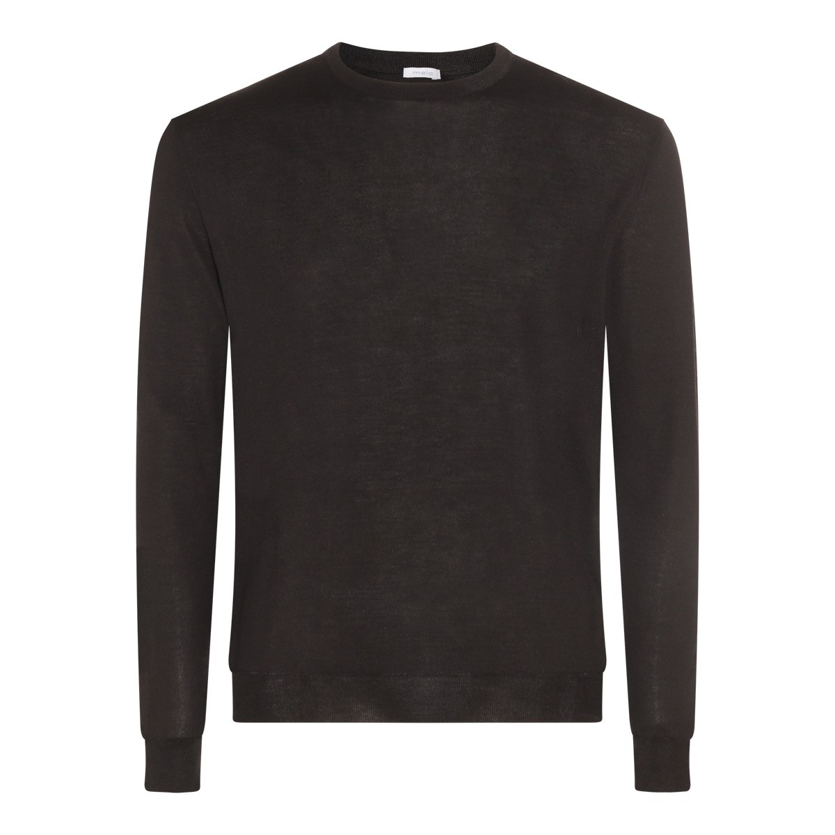 BLACK WOOL KNITWEAR