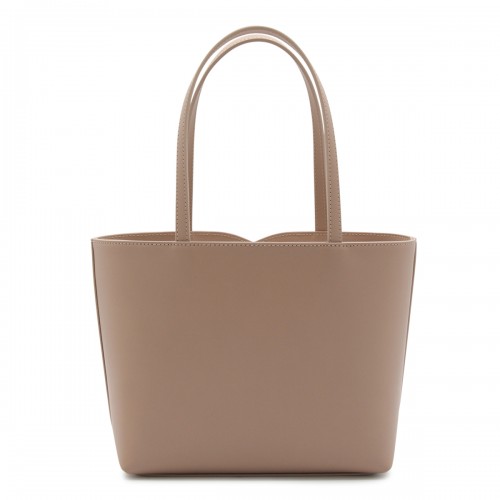 POWDER PINK LEATHER TOTE BAG