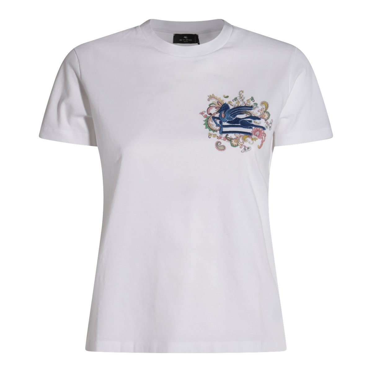 WHITE COTTON T-SHIRT