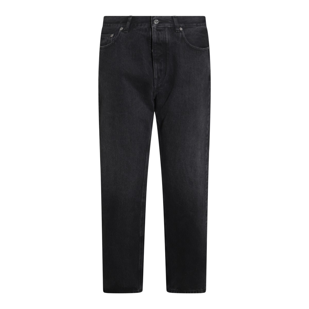 BLACK COTTON JEANS