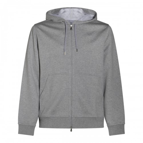 GREY COTTON SWEATSHIRT