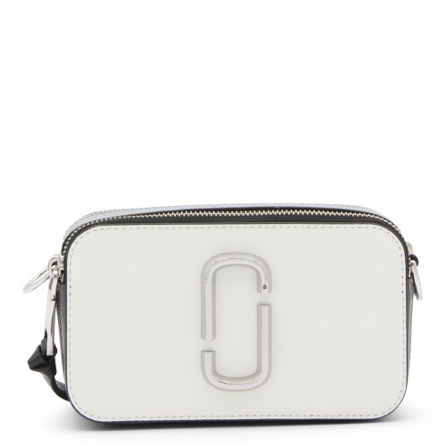 WHITE LEATHER THE SNAPSHOT CROSSBODY BAG