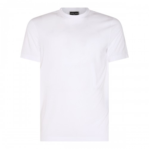 WHITE COTTON T-SHIRT