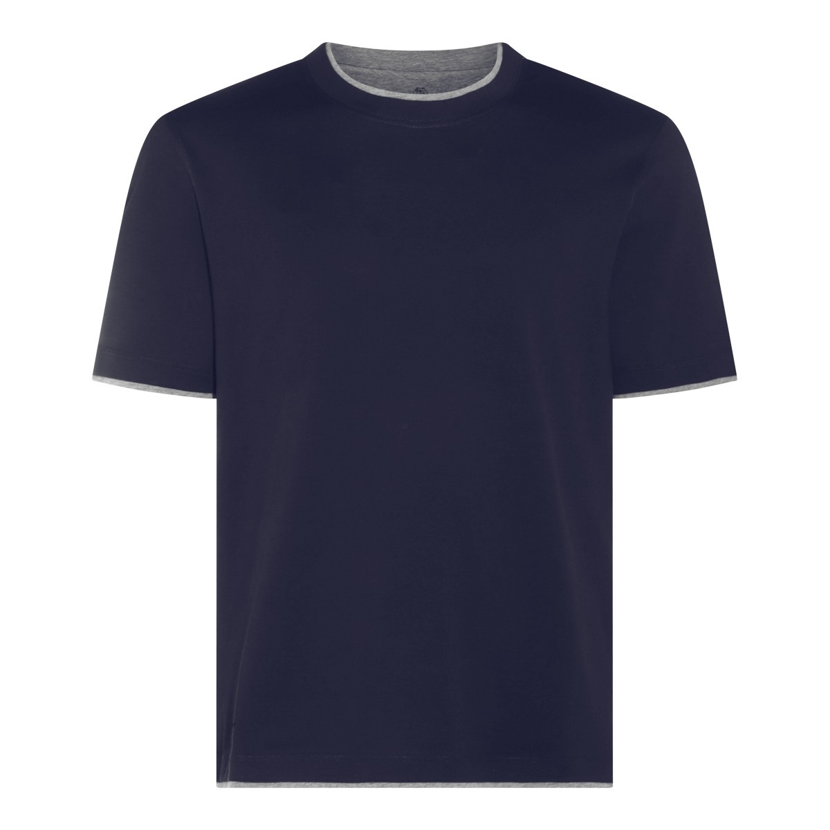 BLUE NAVY COTTON T-SHIRT