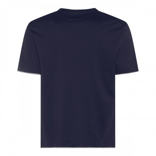 BLUE NAVY COTTON T-SHIRT