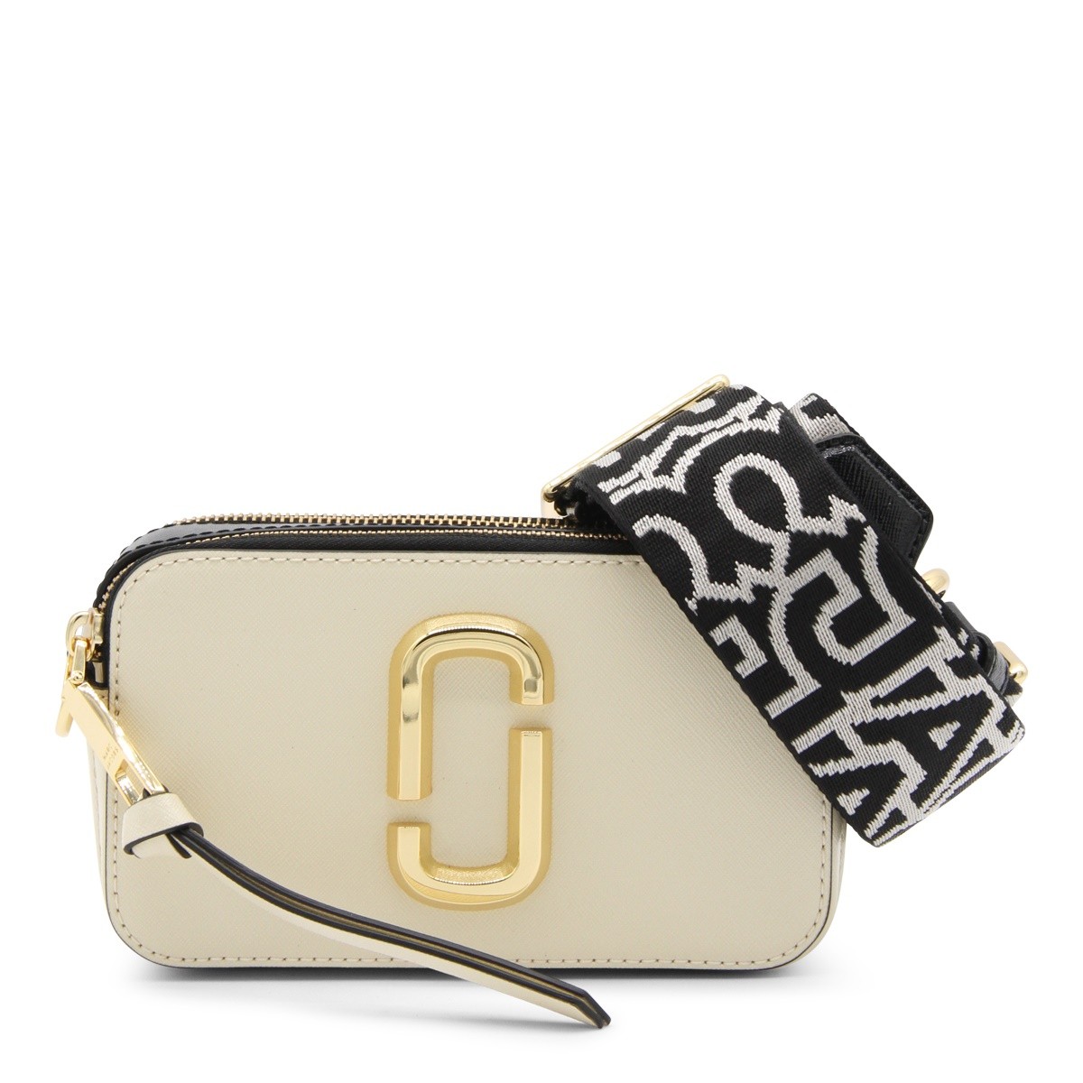 CLOUD WHITE AND MULTICOLOUR LEATHER THE SNAPSHOT CROSSBODY BAG