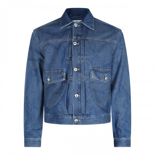 BLUE COTTON DENIM JACKET