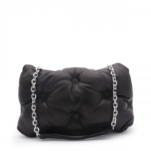 BLACK GLAM SLAM FLAP SHOULDER BAG