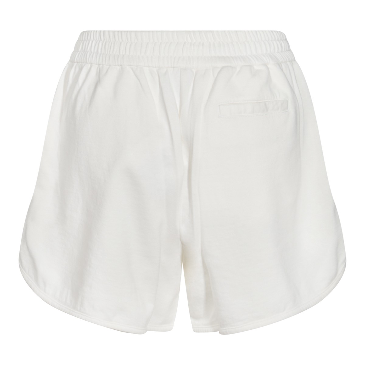WHITE COTTON SHORTS