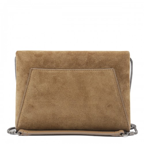 BROWN LEATHER CROSSBODY BAG