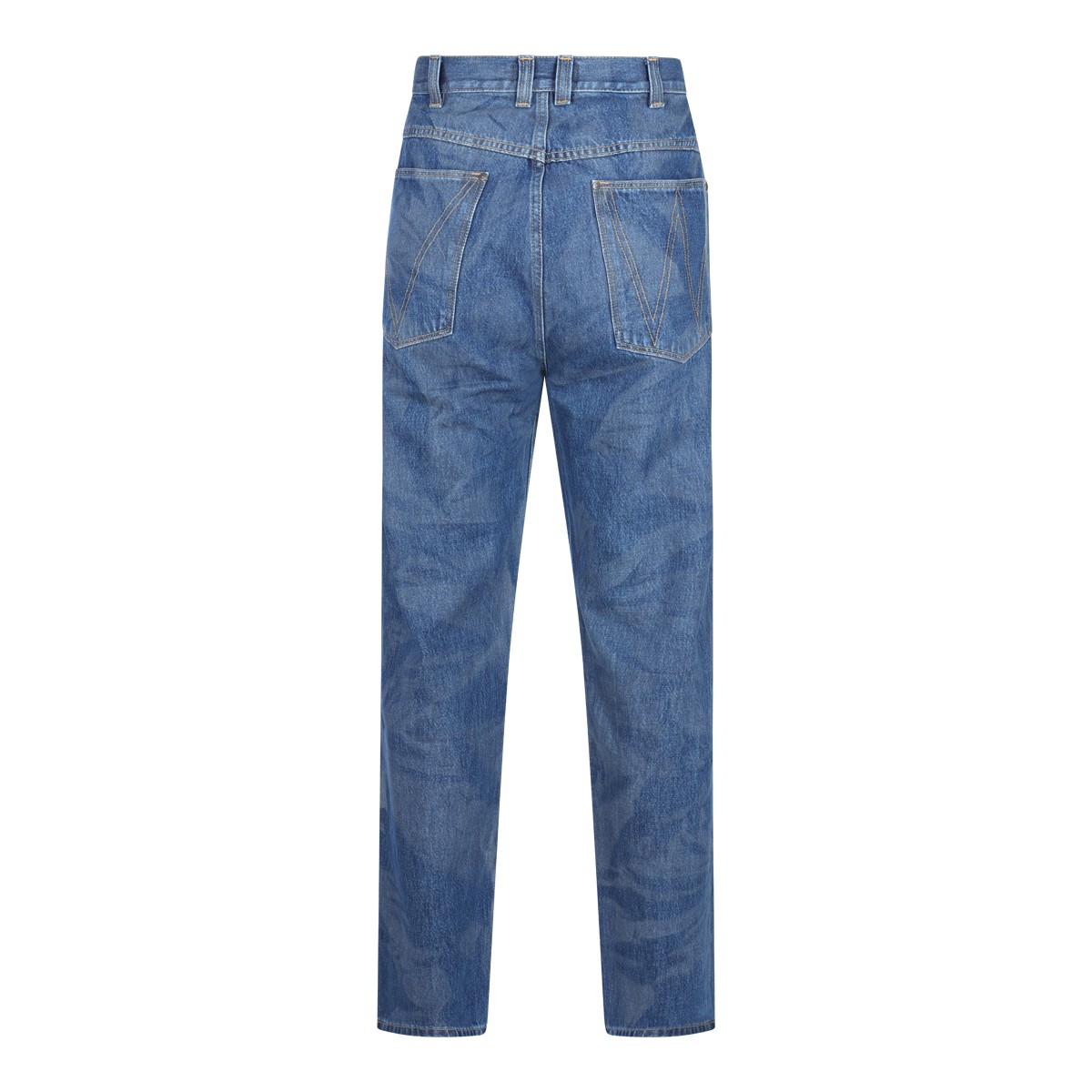 BLUE COTTON DENIM JEANS
