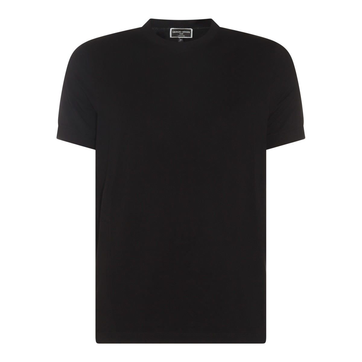 BLACK COTTON T-SHIRT