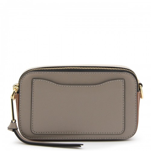 CEMENT AND MULTICOLOR LEATHER THE SNAPSHOT CROSSBODY BAG