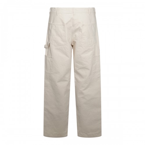 ECRU COTTON PANTS