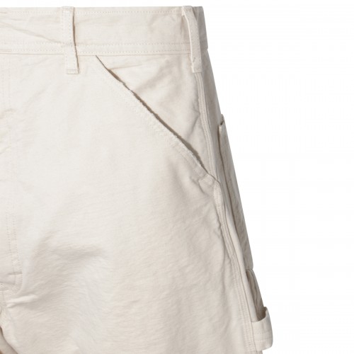 ECRU COTTON PANTS