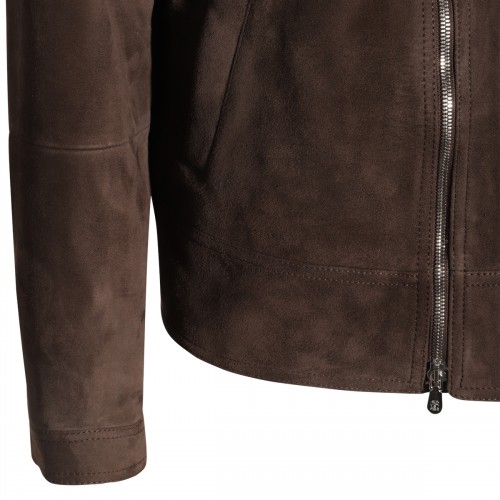 BROWN LEATHER JACKET