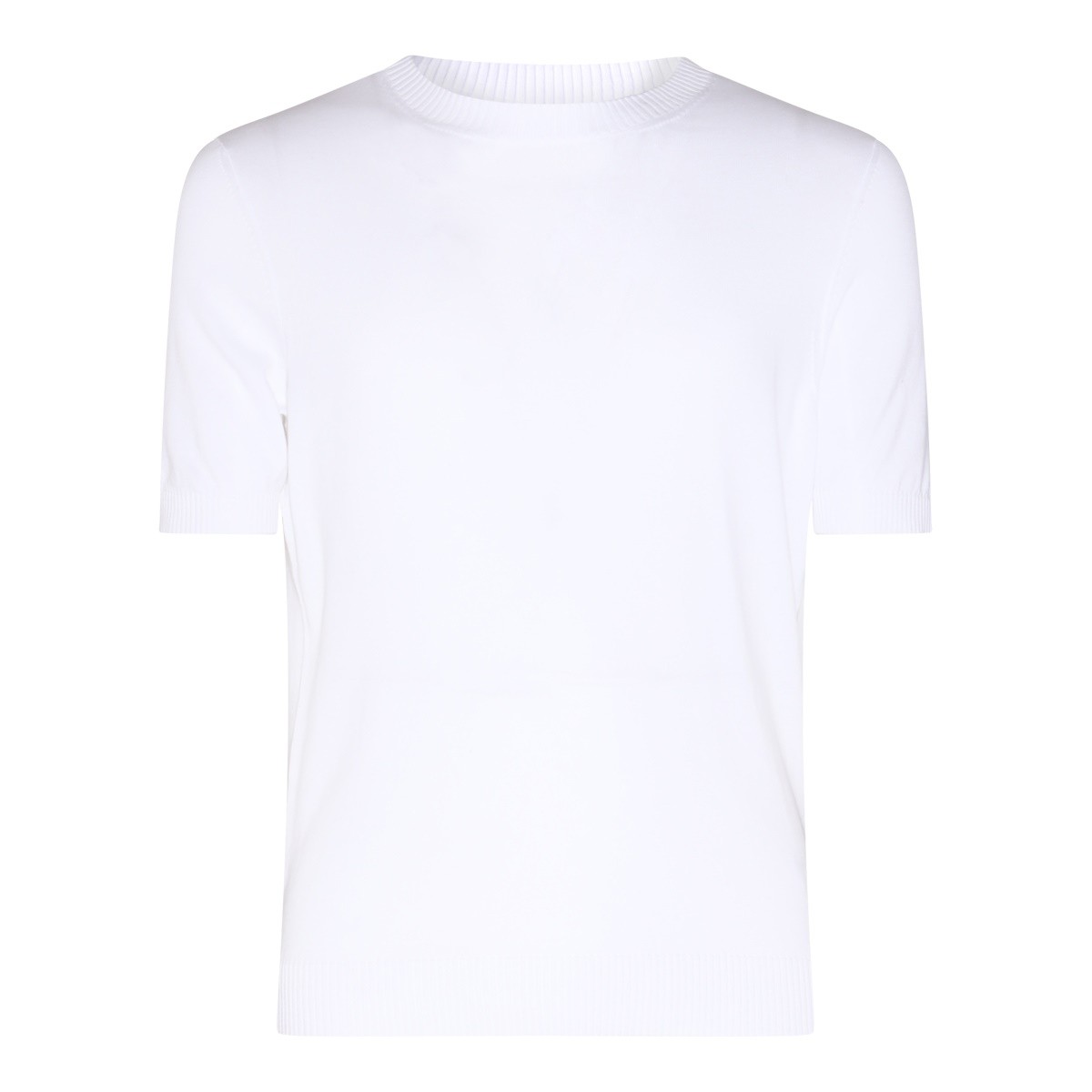 WHITE COTTON T-SHIRT