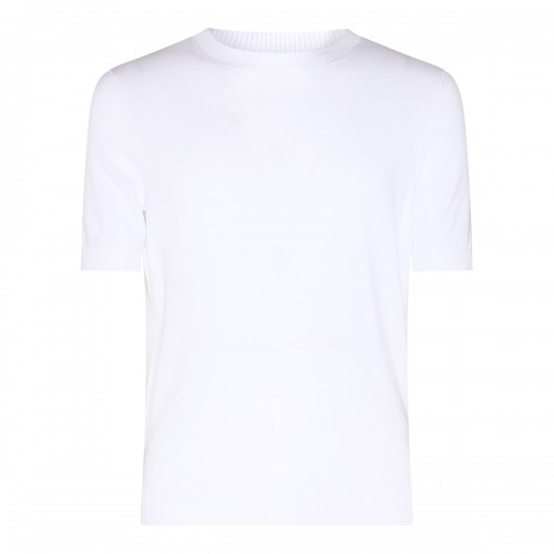 WHITE COTTON T-SHIRT