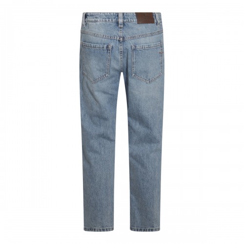 BLUE COTTON DENIM JEANS