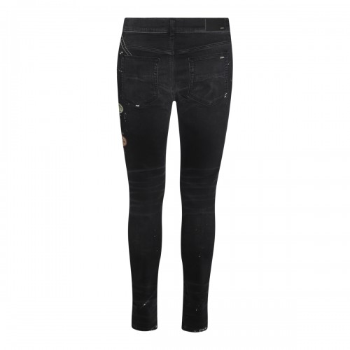 BLACK COTTON DENIM JEANS