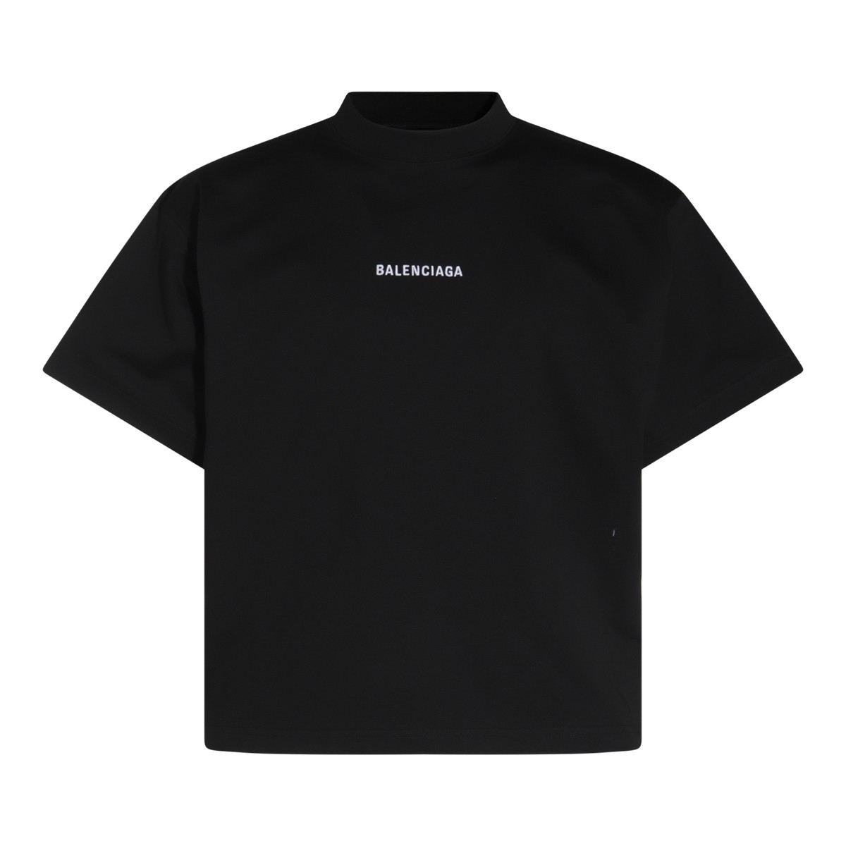 BLACK COTTON T-SHIRT