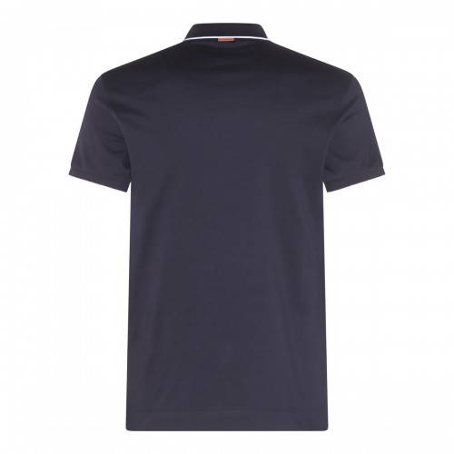 NAVY COTTON POLO SHIRT