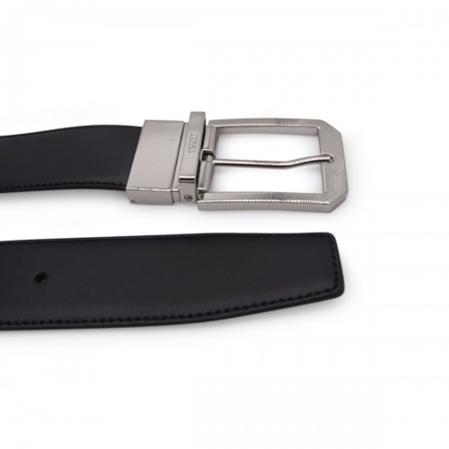 BLACK LEATHER BELT