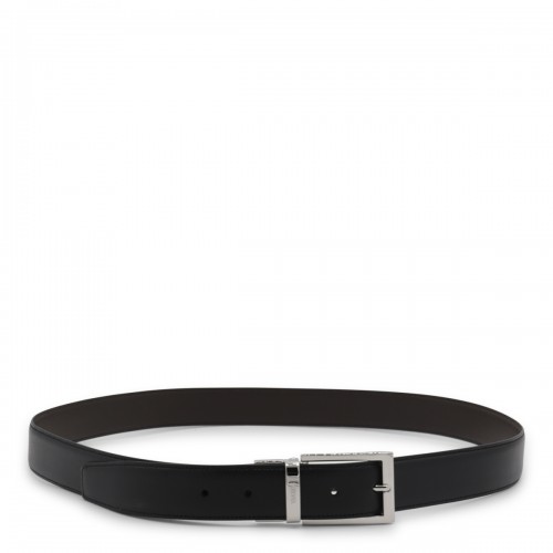 BLACK LEATHER BELT