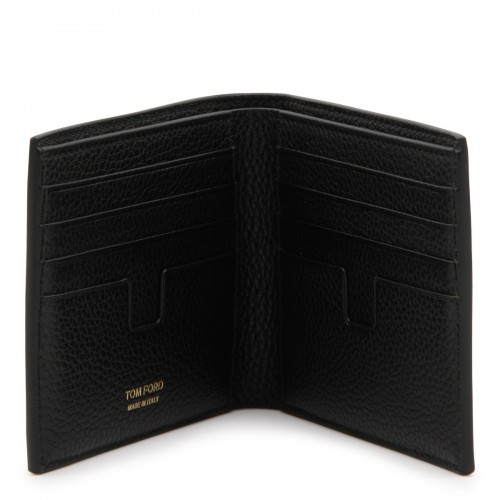 BLACK LEATHER WALLET