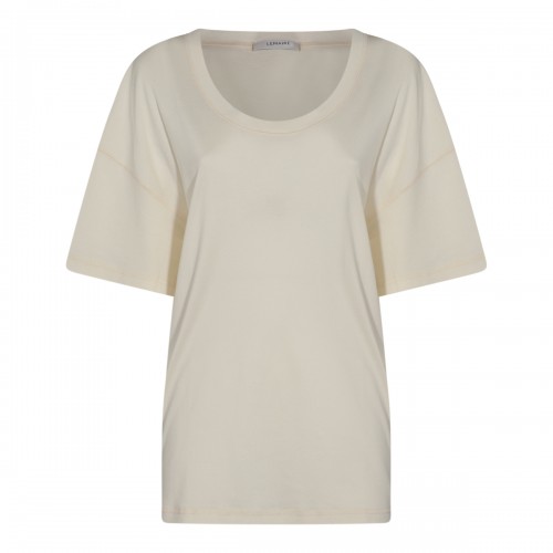 BEIGE COTTON T-SHIRT