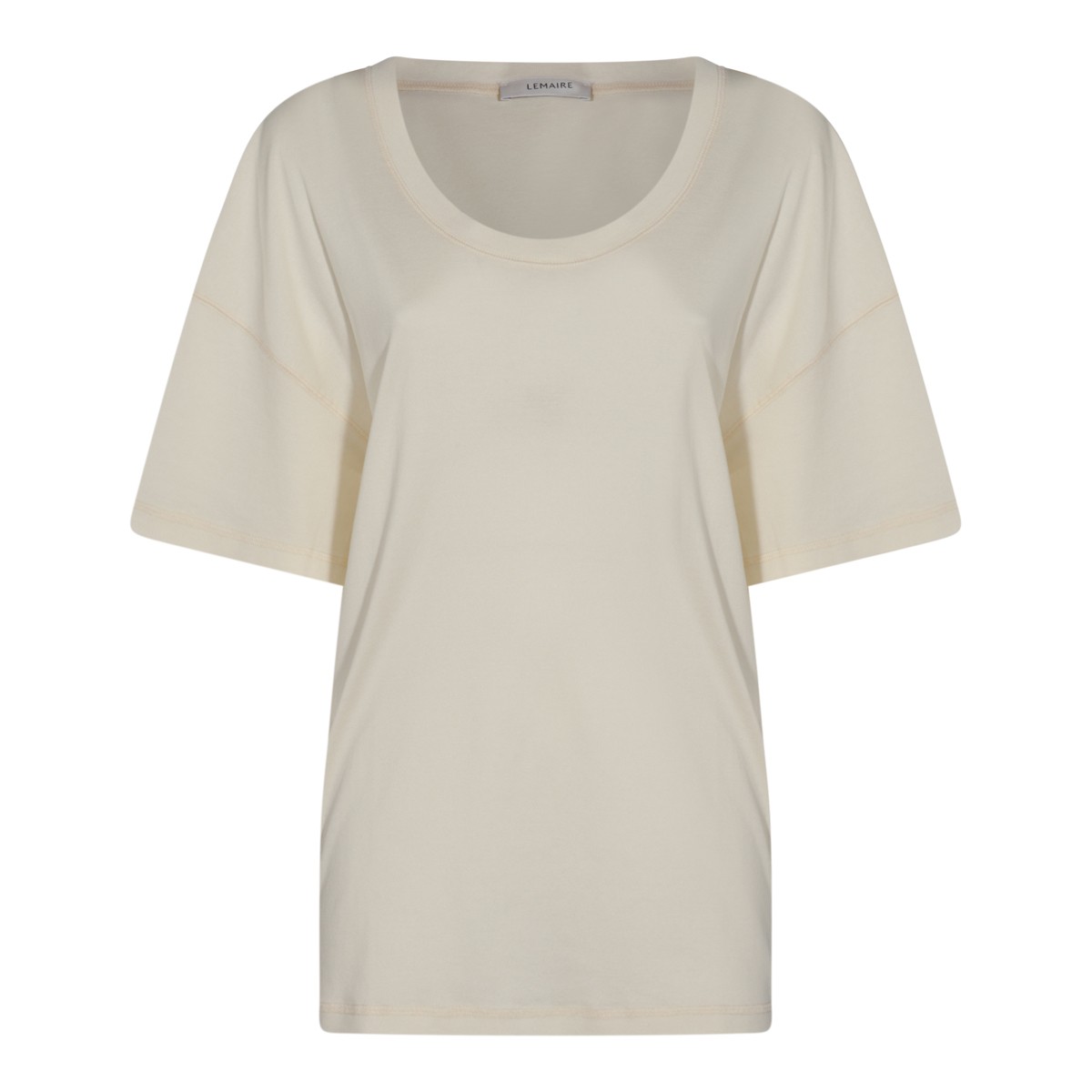 BEIGE COTTON T-SHIRT