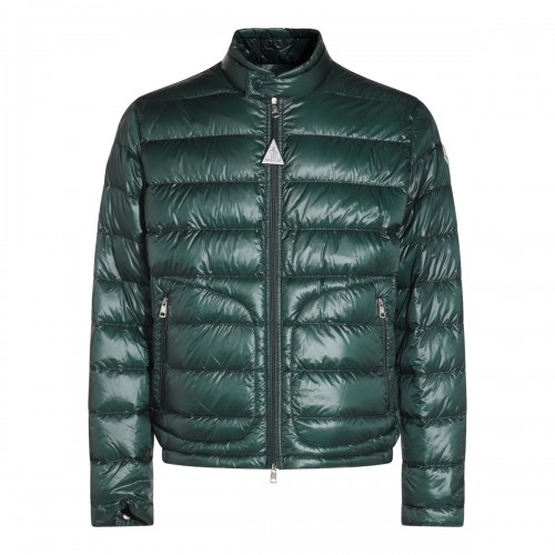 DARK GREEN DOWN JACKET