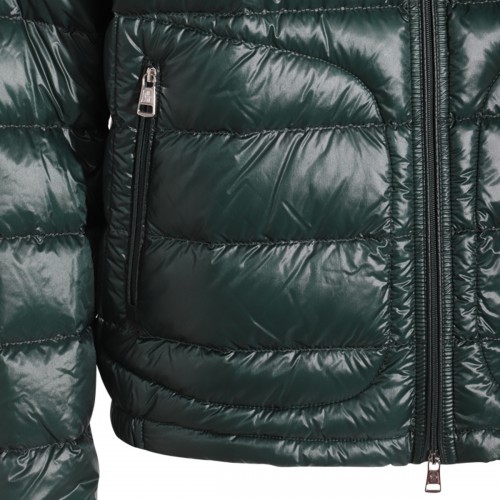 DARK GREEN DOWN JACKET