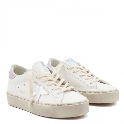 WHITE LEATHER SNEAKERS