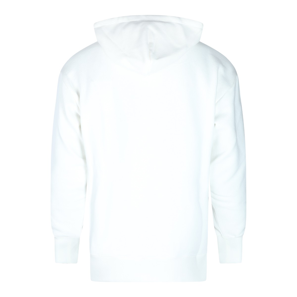 WHITE COTTON SWEATSHIRT