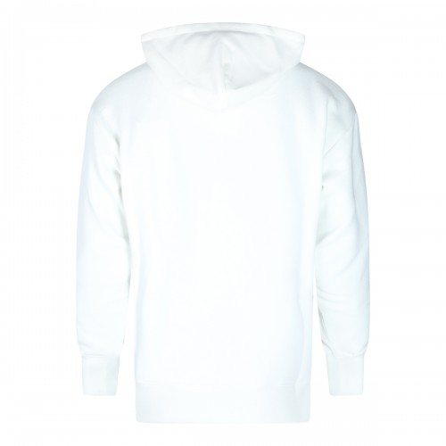 WHITE COTTON SWEATSHIRT