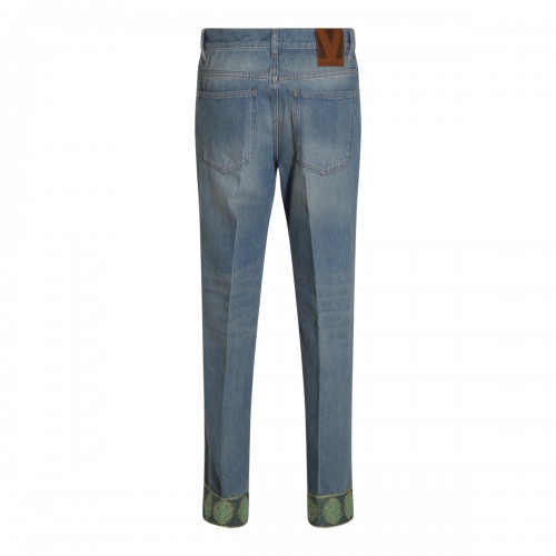 GREY COTTON DENIM JEANS 2