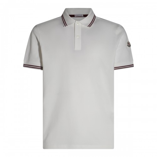 WHITE COTTON POLO SHIRT