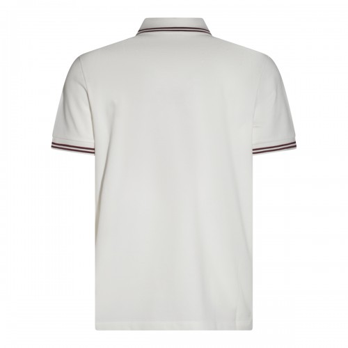 WHITE COTTON POLO SHIRT