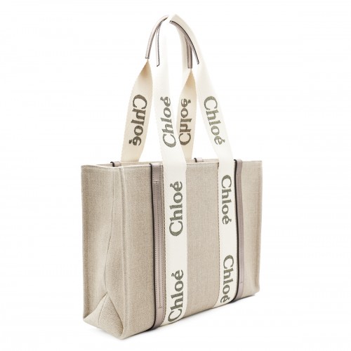 GREY WOODY TOTE BAG